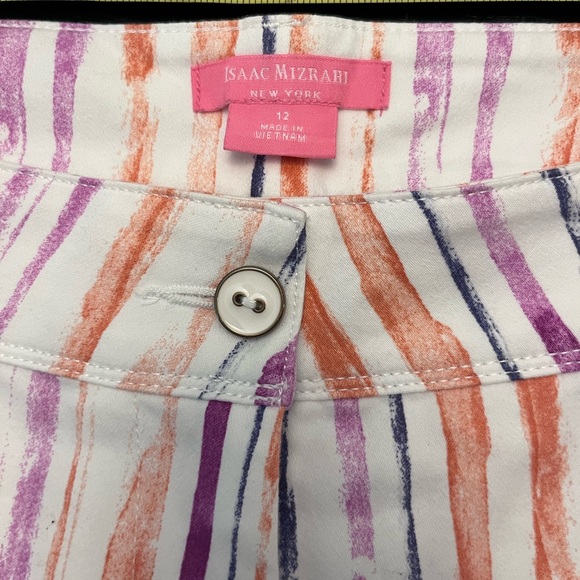 Watercolor Stripes Shorts - Size 12 - Picture 3 of 9